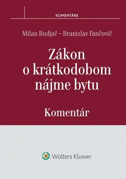 Zákon o krátkodobom nájme bytu - 978-80-8168-175-2
