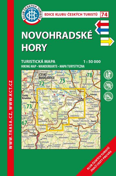Levně KČT 74 Novohradské hory 1:50 000