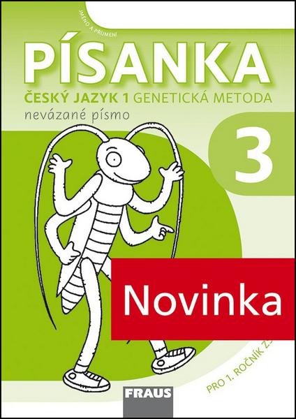 Písanka 3 Český jazyk Genetická metoda - 978-80-7489-060-4