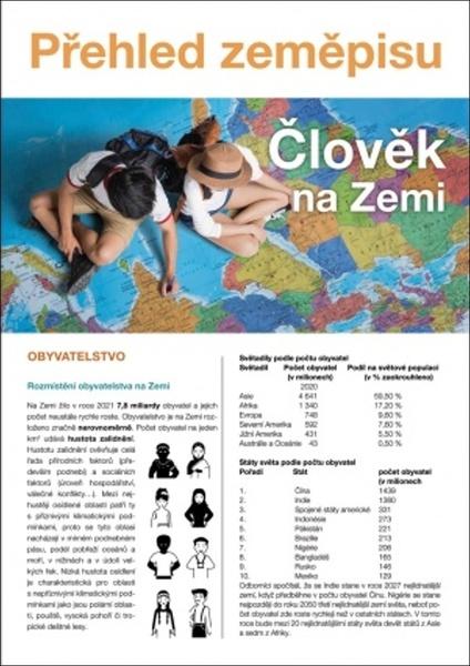 Člověk na Zemi Přehled zeměpisu - 978-80-256-2952-9