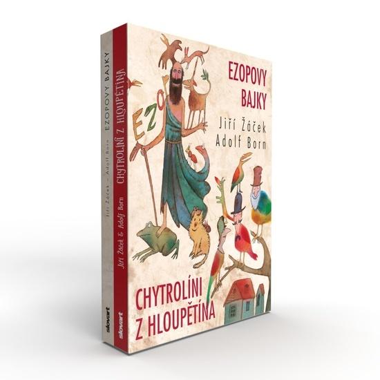 Levně Ezopovy bajky / Chytrolíni z hloupětína