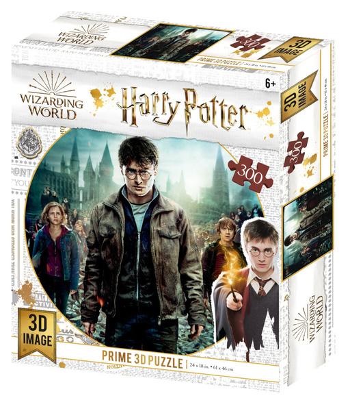 PRIME 3D Puzzle Harry Potter: Harry, Herminona & Ron XL 300 ks - 46PR-32582HMS