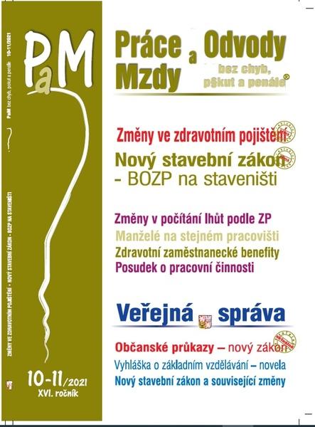 Práce a mzdy 10-11/2021 – Prodloužení otcovské dovolené