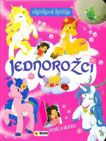 Levně Jednorožci okénková knížka