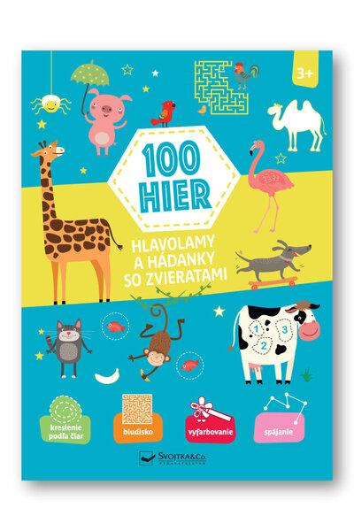 Levně 100 hier Hlavolamy a hádanky so zvieratami 3+