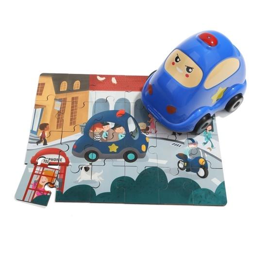 Levně TOP BRIGHT s hračkou Policejní auto 24 dílků