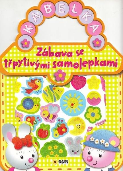 Levně Kabelka Zábava s třpytivými samolepkami