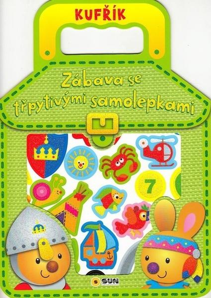 Levně Kufřík Zábava s třpytivými samolepkami