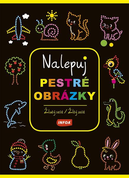Levně Nalepuj pestré obrázky Žlutý sešit/žltý zošit
