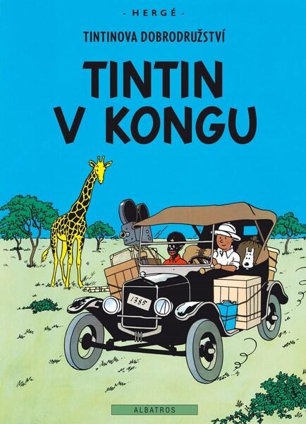 Tintinova dobrodružství Tintin v Kongu - 978-80-00-06273-0