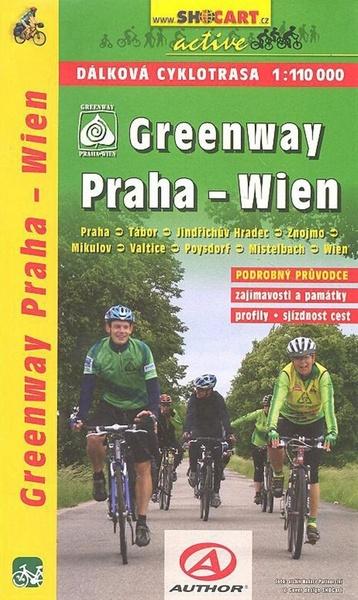 Greenway Praha-Wien 1:110 000 - 9788072246366