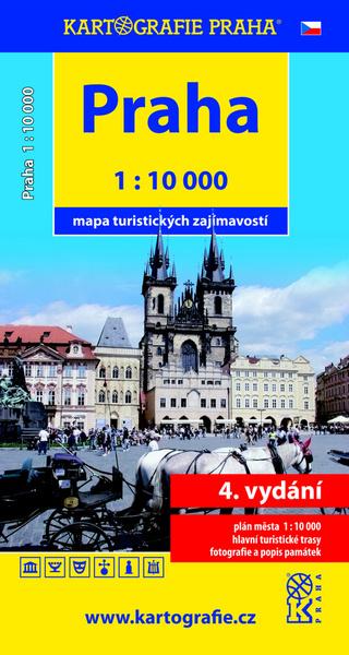 Praha mapa turistických zajímavostí - 9788073933029