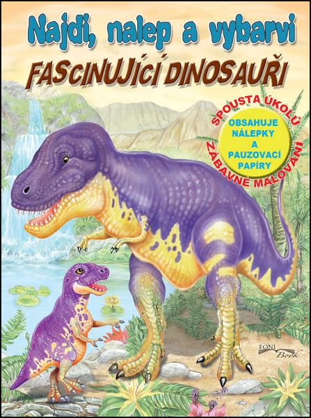 Najdi, nalep a vybarvi Fascinujíci dinosauři