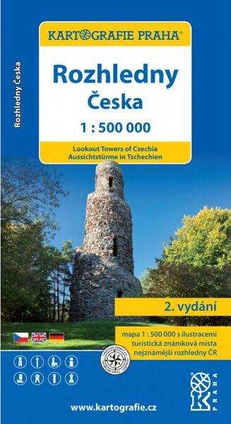 Rozhledny Česka 1:500 000 - 9788073934316