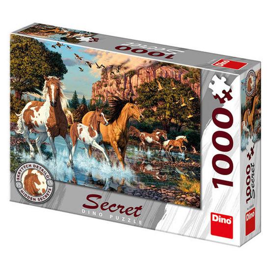Levně Dino Koně secret collection 1000 dílků