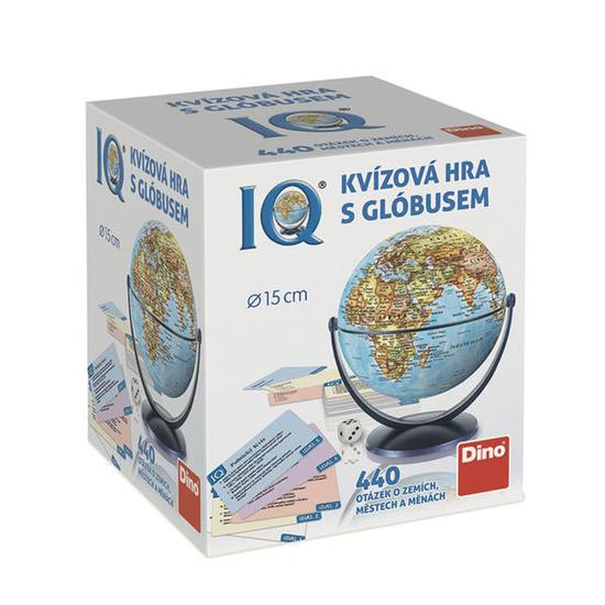 Kvízová hra IQ s glóbusem politická - 658844DIN