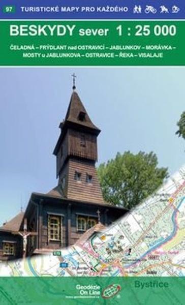 Levně Beskydy sever 1:25 000