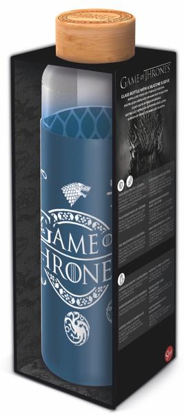 Levně Epee Hra o Trůny Game of Thrones skleněná se silikonovým návlekem 585 ml
