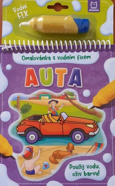 Levně Auta Omalovánka s vodním fixem