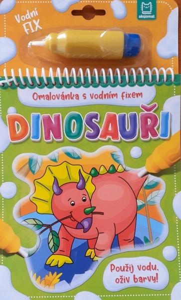 Levně Dinosauři Omalovánka s vodním fixem