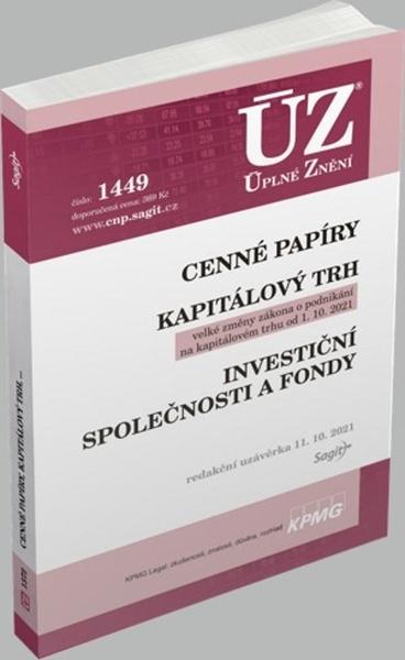 ÚZ 1449 Cenné papíry, Kapitálový trh, Investiční společnosti a fondy - 9788074884863