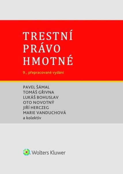 Levně Trestní právo hmotné