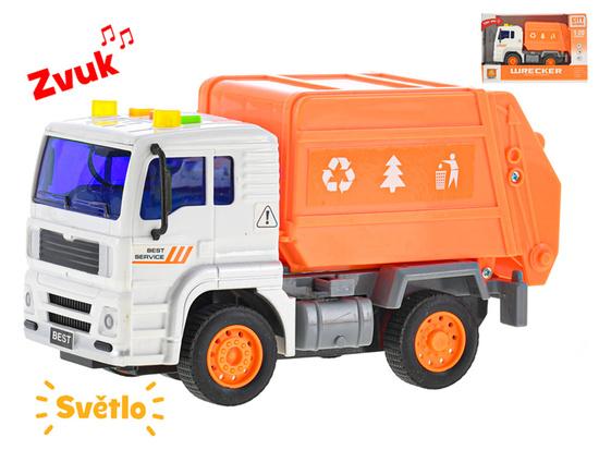 Auto úklidové na baterie se světlem a zvukem v krabičce