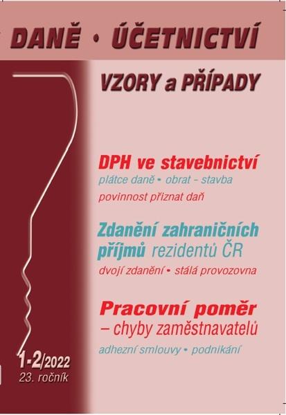 DÚVaP č. 1-2 / 2022 - DPH ve stavebnictví