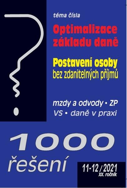 1000 řešení  11-12/2021