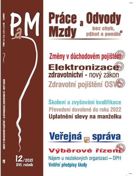 Práce a mzdy 12/2021 – Důchodové pojištění - změny