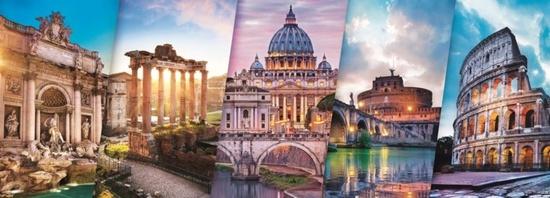 TREFL Panoramatické puzzle Cestování po Itálii 500 dílků - 29505