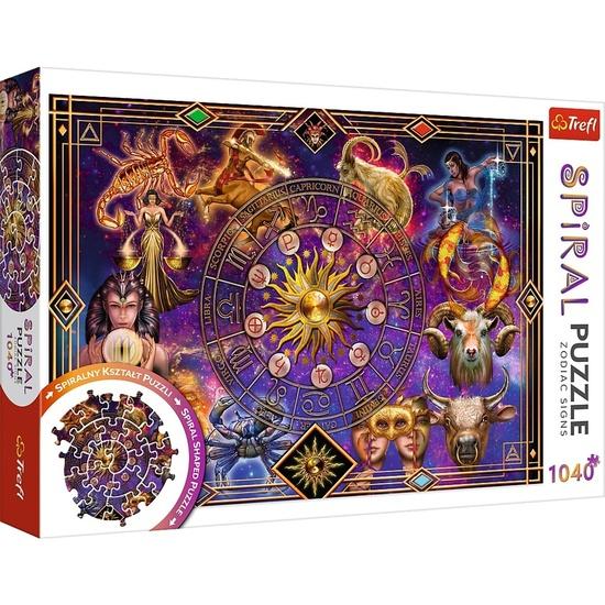 TREFL Spiral puzzle Znamení zvěrokruhu 1040 dílků - 40015