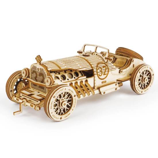ROBOTIME Rokr 3D dřevěné puzzle Vůz Grand Prix 220 dílků - MC401