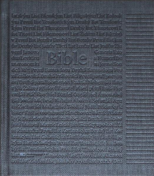 Poznámková Bible antracitová - 9788075451064