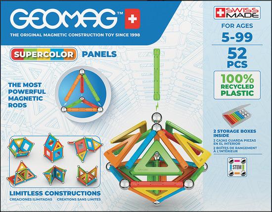 Magnetický panel Supercolor Recycled bloky 52 kusů GEOMAG GEO-378 - 378
