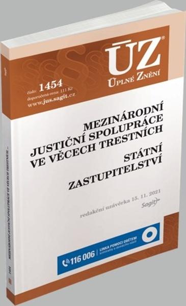 ÚZ 1454 Mezinárodní justiční spolupráce - 9788074884924