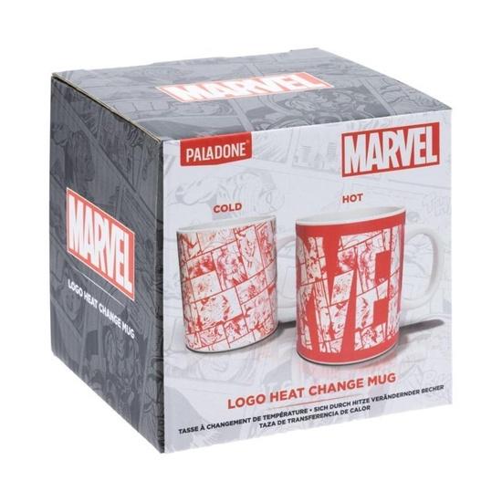 Levně Epee Merch Marvel logo Měnící se hrnek 315 ml