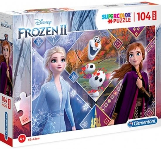Levně CLEMENTONI Puzzle Ledové království 2 MAXI 104 dílků