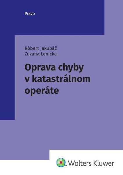 Levně Oprava chyby v katastrálnom operáte