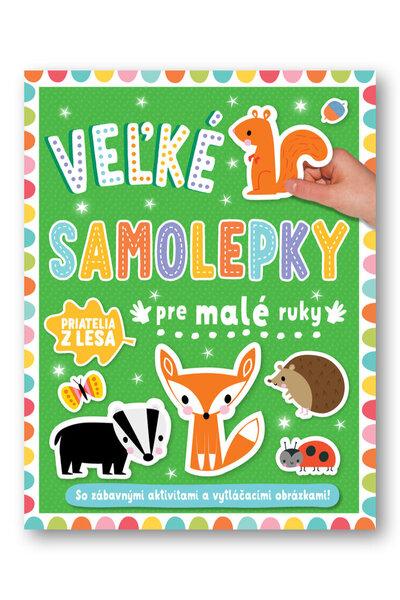 Veľké samolepky pre malé ruky Les - 9788056707937