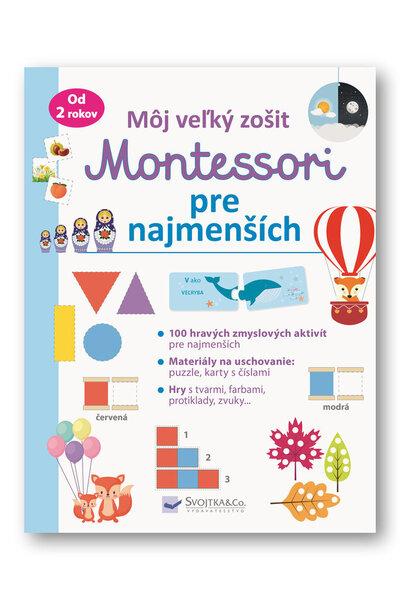 Môj veľký zošit Montessori pre najmenších - 9788056708637
