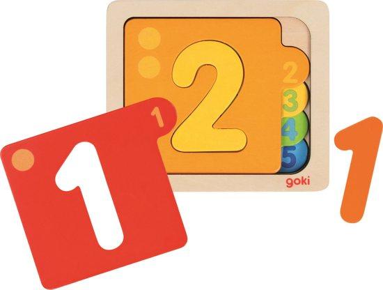 GOKI Vícevrstvá vkládačka Čísla - 57410
