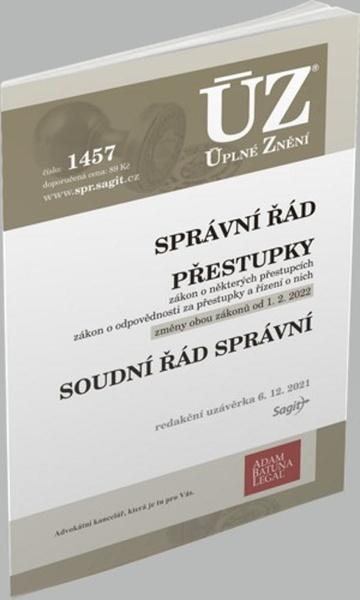 ÚZ 1457 Správní řád - 9788074884955