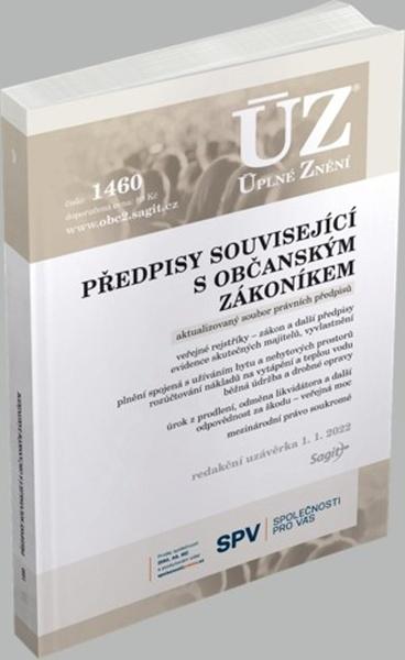 ÚZ 1460 Předpisy související s občanským zákoníkem, Veřejné rejstříky - 9788074884986