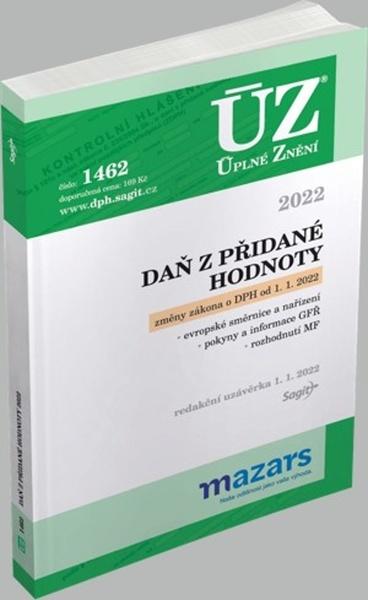 ÚZ 1462 Daň z přidané hodnoty, 2022 - 9788074885013