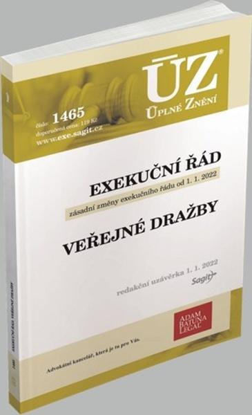ÚZ 1465 Exekuční řád, Veřejné dražby - 9788074885044