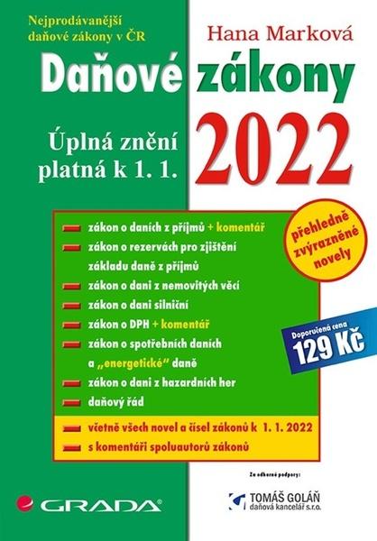 Daňové zákony 2022 - 9788027135516