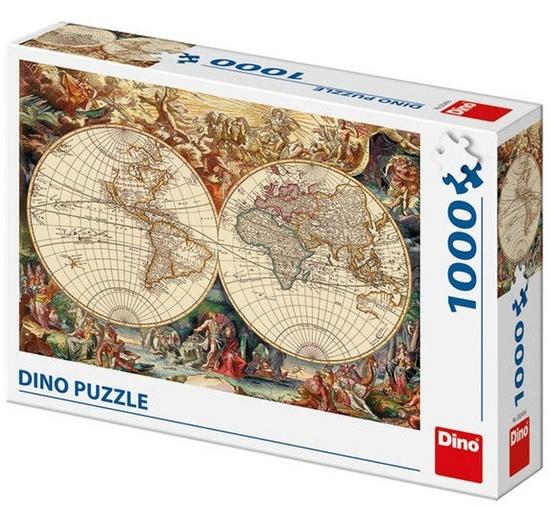 Levně Dino Historická mapa 1000 dílků
