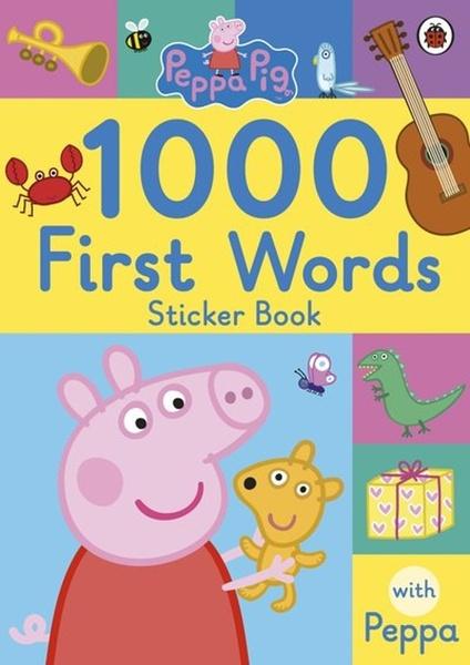 Peppa Pig: 1000 First Words Sticker Book - 0241294649