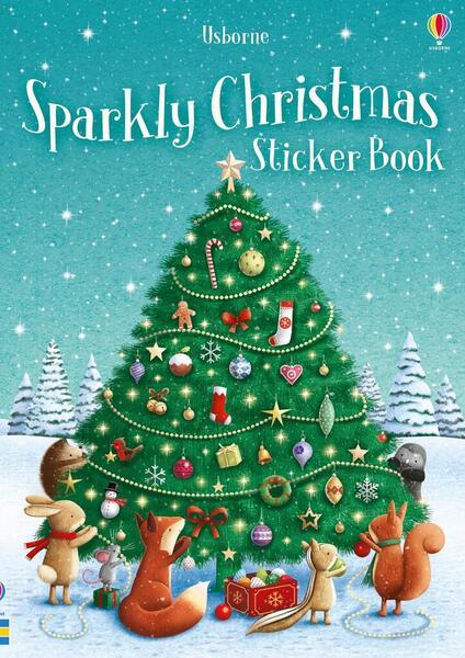 Levně Little Sparkly Christmas Sticker Book